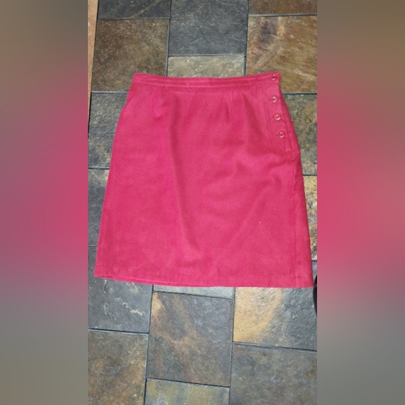 Christopher Banks Red Skirt Size 6 - Picture 1 of 2